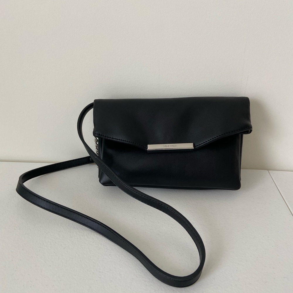 NWOT | Nine West black crossbody chain purse